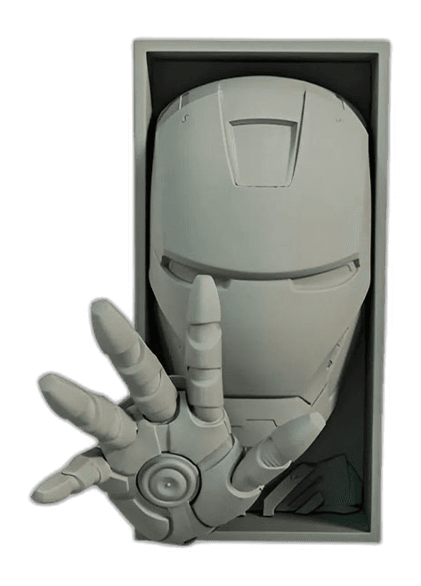 Iron Man Kitaplık Dekoru