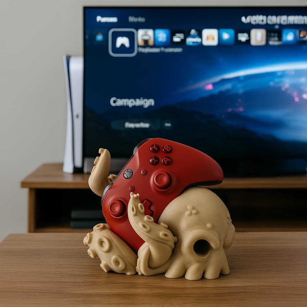 Ahtapot Tasarımlı Gamepad Standı – 1. görsel