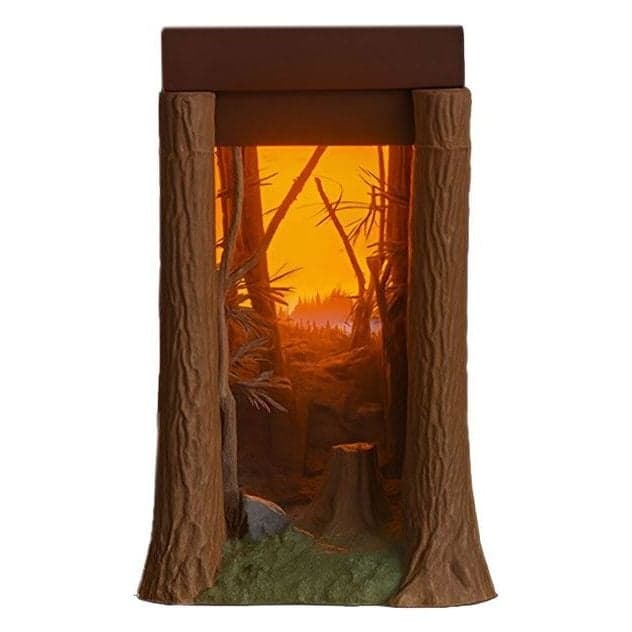 Aydınlatmalı Diorama Kitaplık Dekoru – 2. görsel