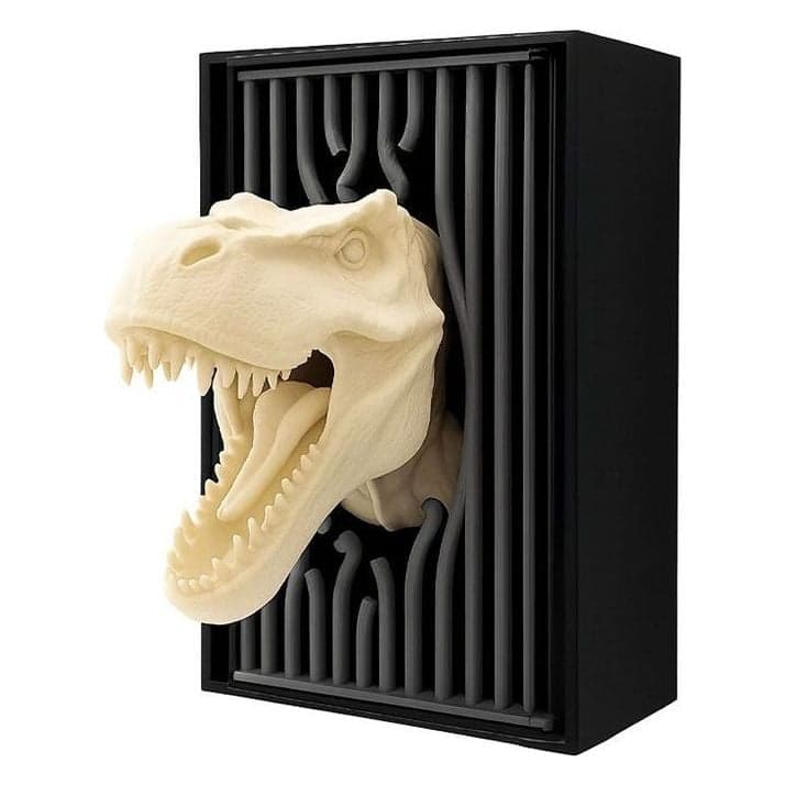 Dinozor Başlı Kitaplık Dekoru – 2. görsel