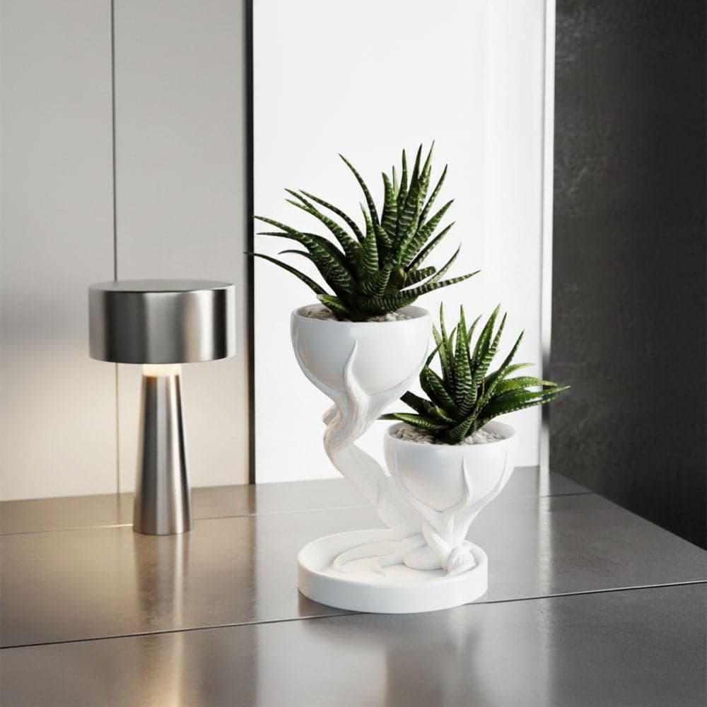 Duvera – İkili Dekoratif Mini Saksı – 1. görsel