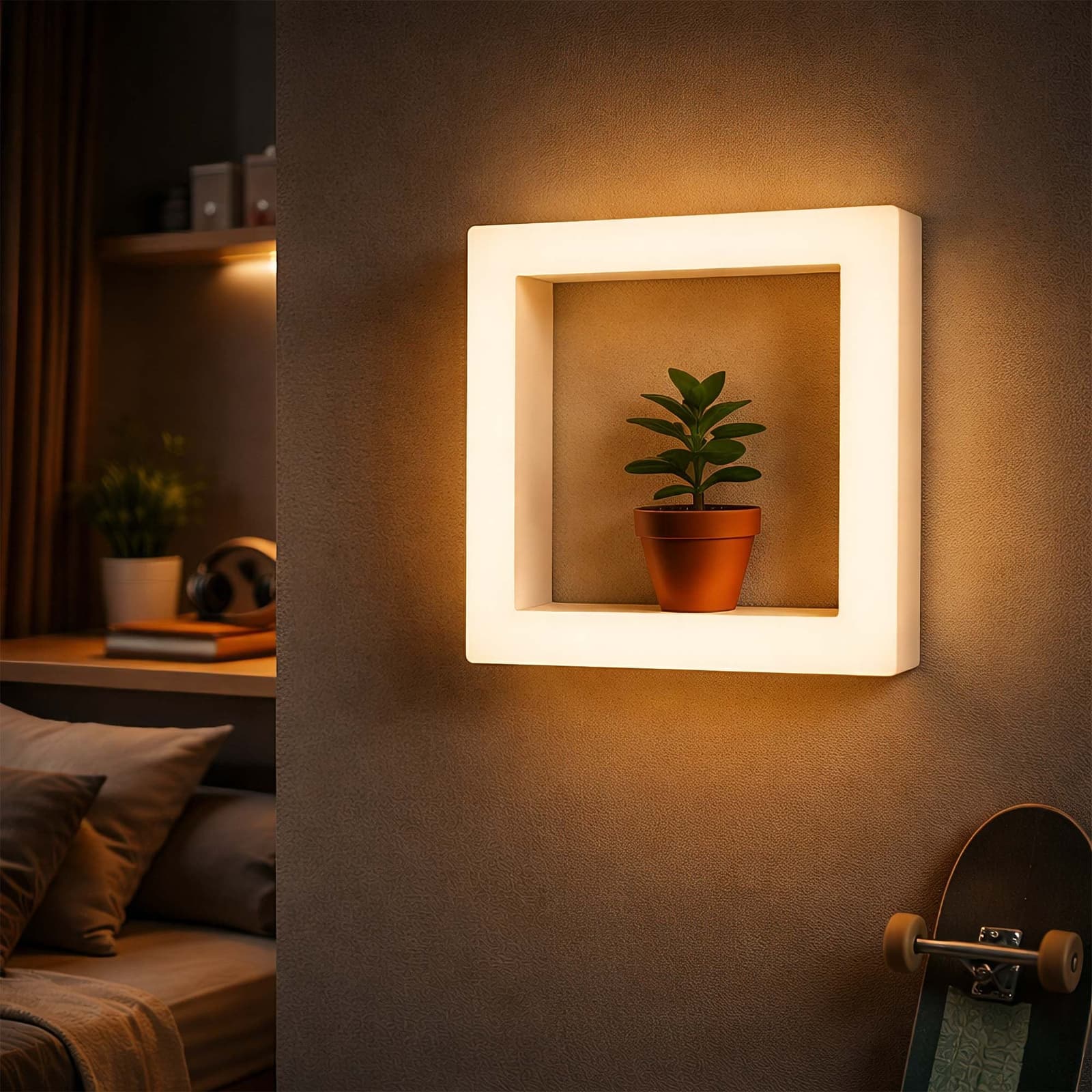 FrameLight Kare Duvar ve Masa Lambası – 3. görsel