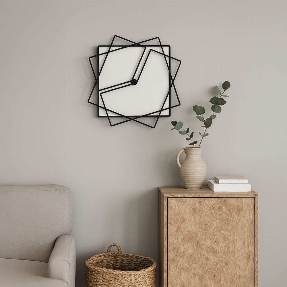 Geometrik Duvar Saati – 1. görsel