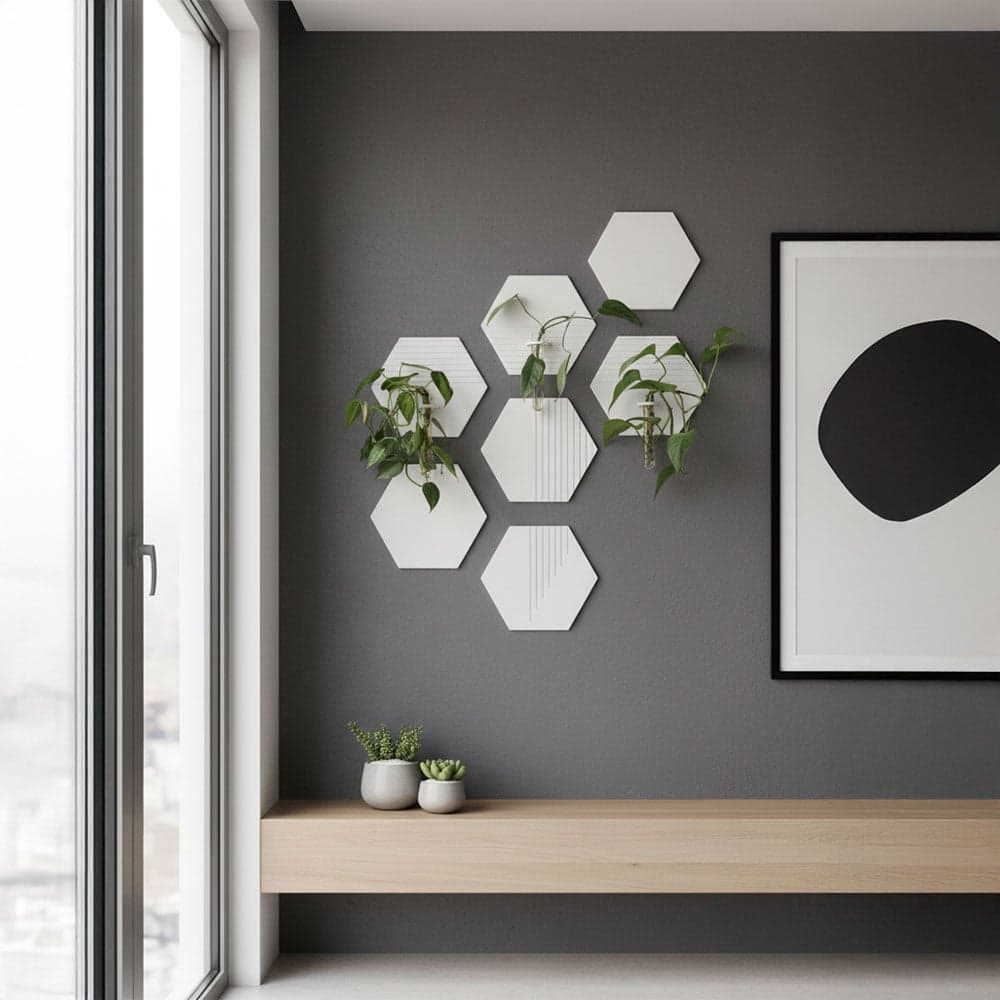 Hexagrow 7'li Duvar Bitki Seti – 1. görsel