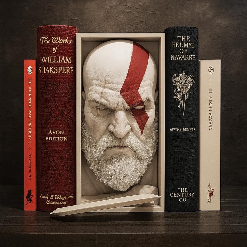 Kratos Kitaplık Dekoru – 1. görsel