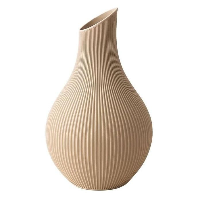 Modern Çizgili Dekoratif Vazo – 2. görsel