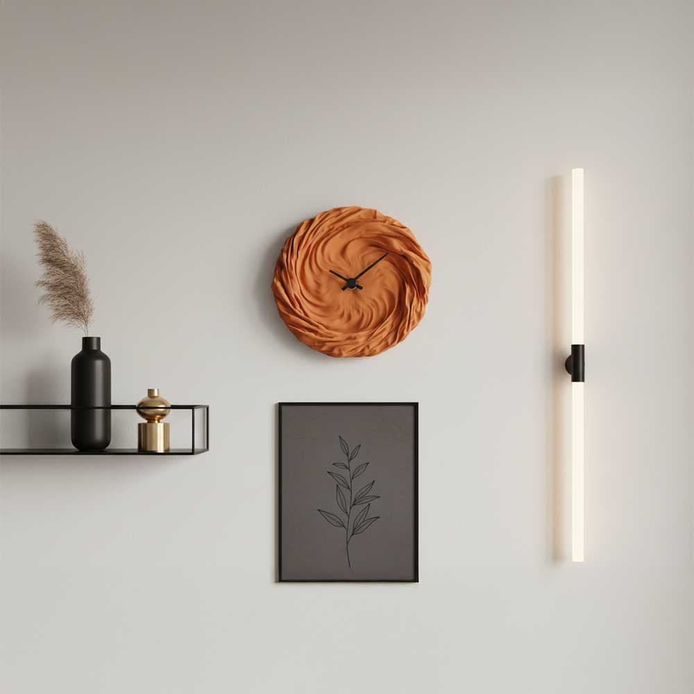Twist Cloth Clock Saat – 1. görsel