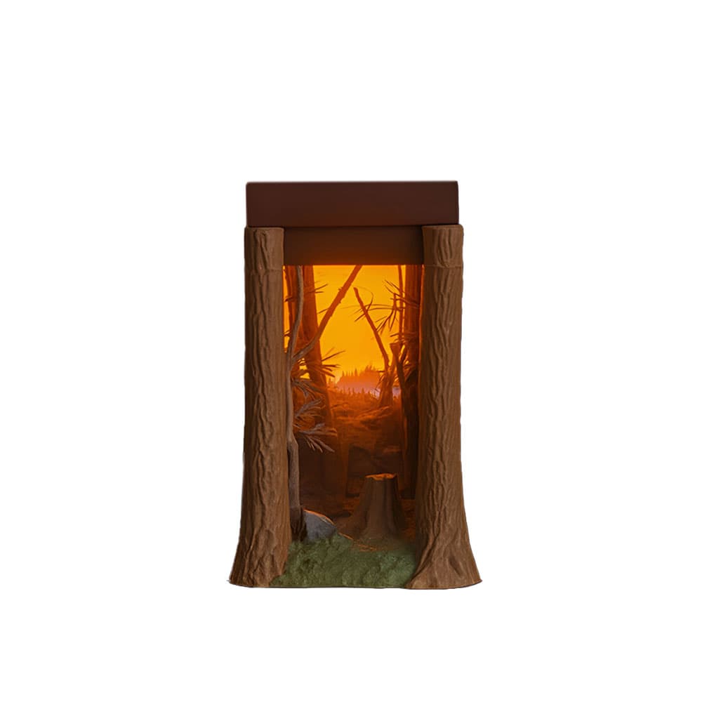 Aydınlatmalı Diorama Kitaplık Dekoru – ikinci görsel
