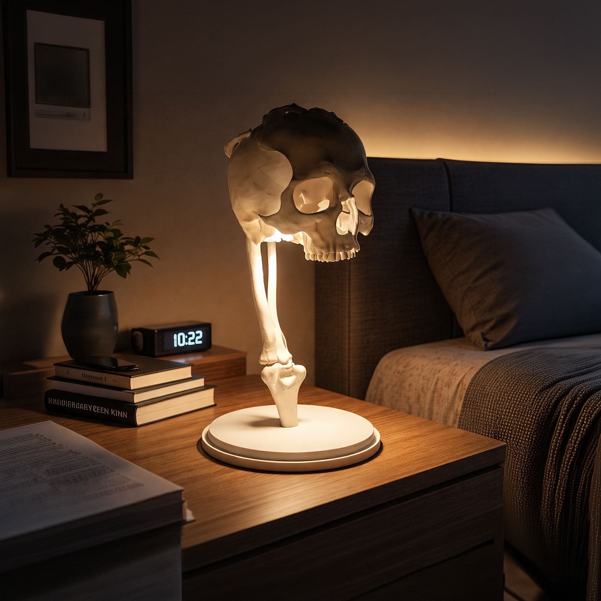 Fibrika Store AuraLight: Anatomik Tasarım Sanatsal Gece Lambası