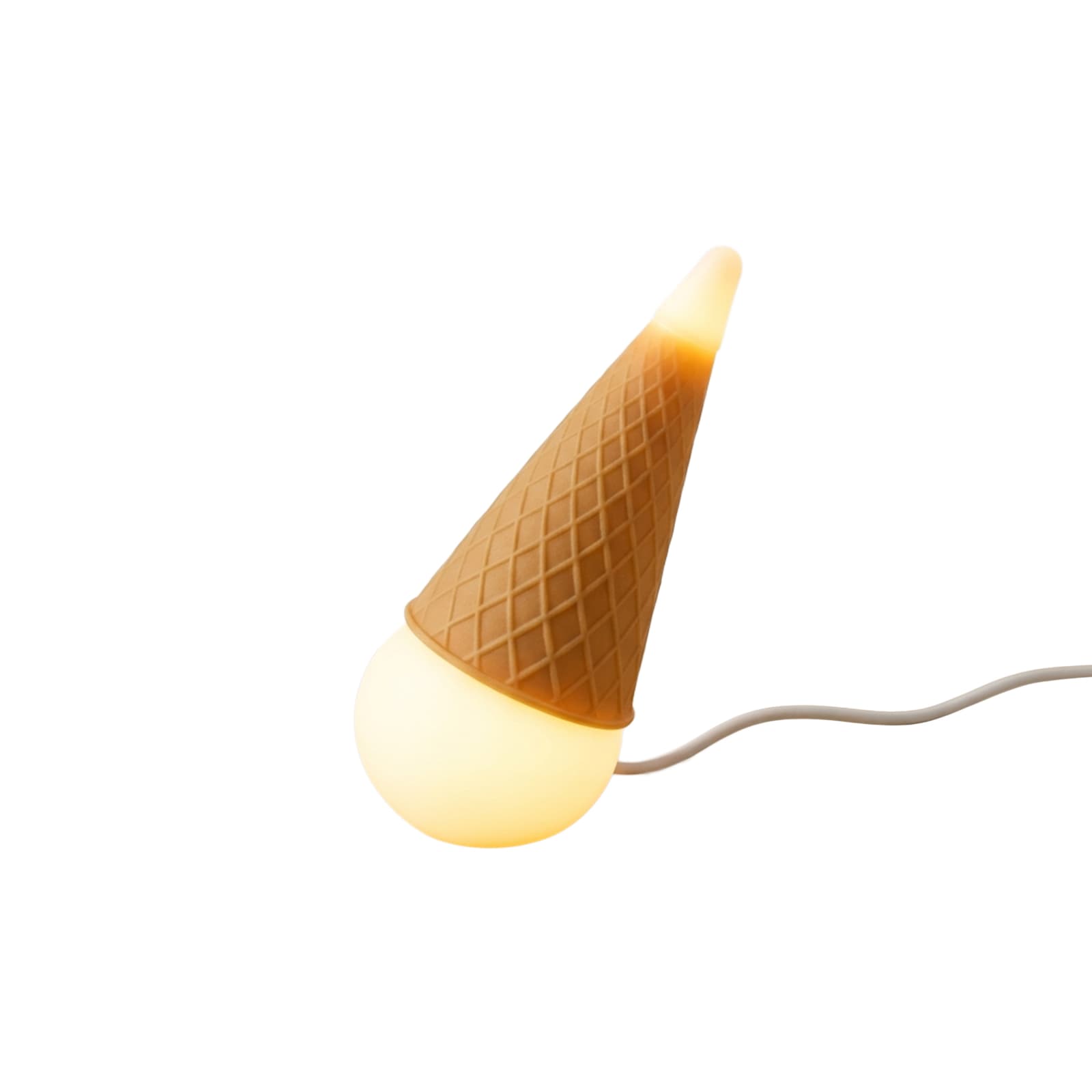 ConeLight: Modern Tasarım Dondurma Külahı Gece Lambası – ikinci görsel