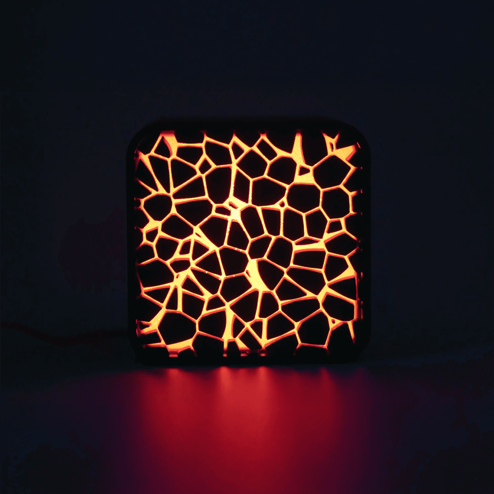 Lava Grid Gece Lambası