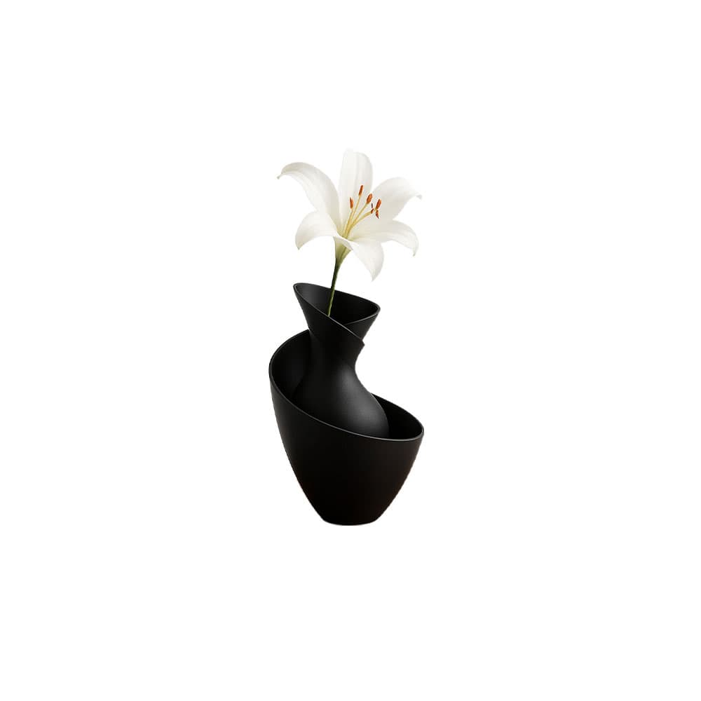 Spiral Formda Modern Vazo – ikinci görsel