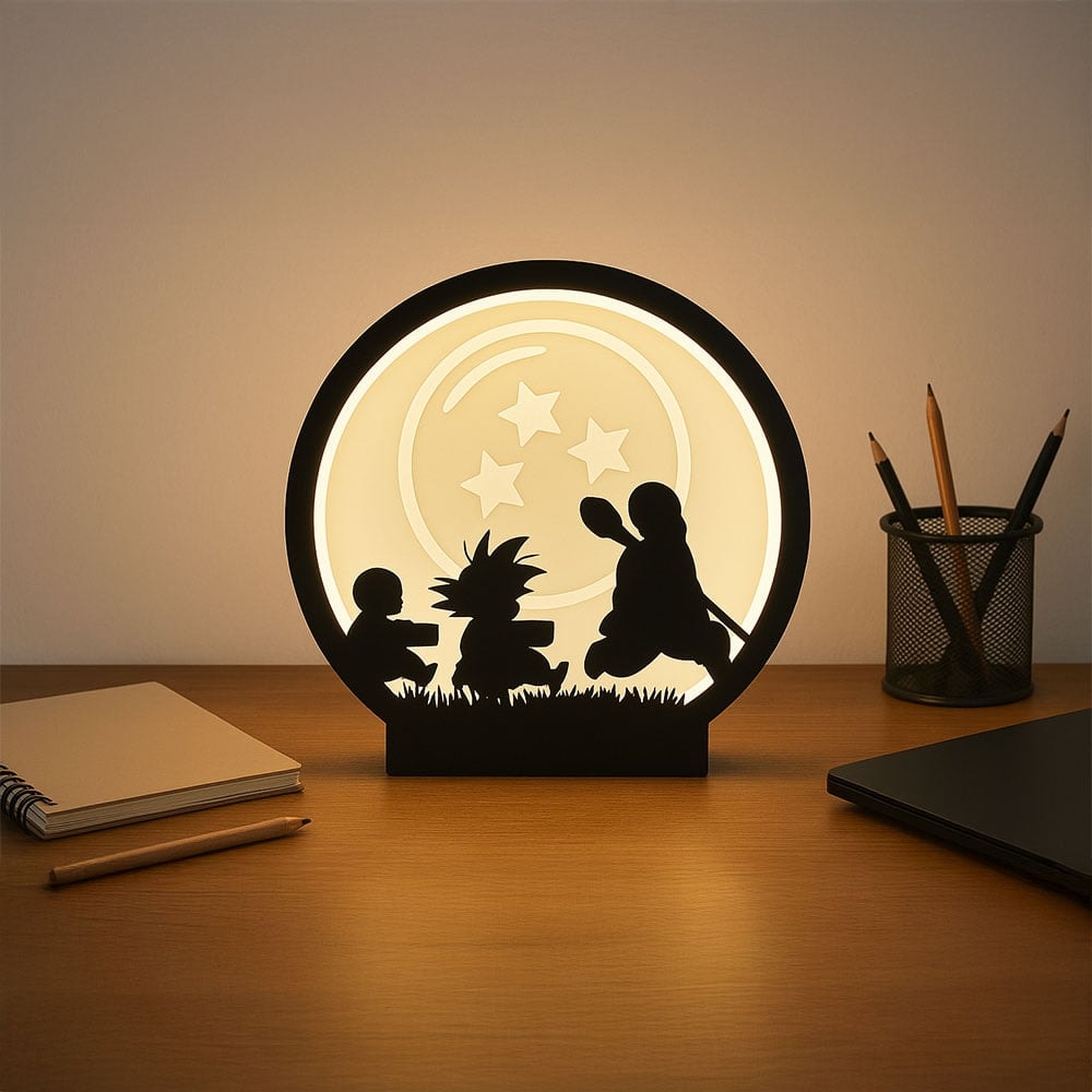 Anime Siluet Tasarımlı Led Masa Lambası