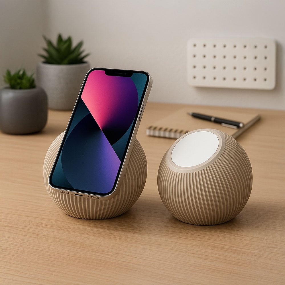 Kablosuz Şarj Destekli Telefon Standı