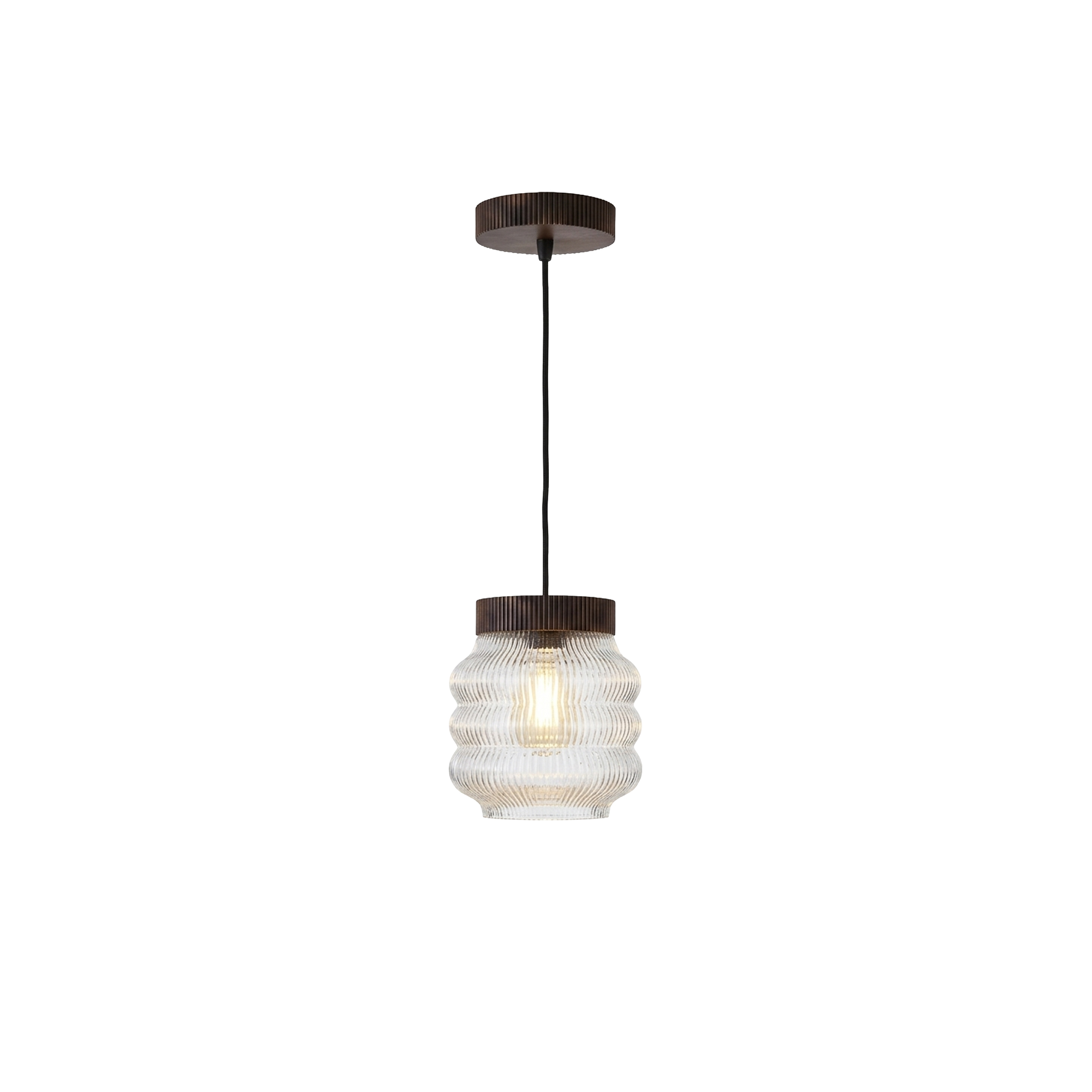 Fibrika Store-Aura Modern Çizgili Sarkıt Lamba - Dekoratif Ambiyans Aydınlatma